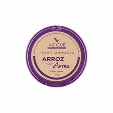 Polvo Comp De Arroz Filtro Solar Vog Vainilla. - Vogue