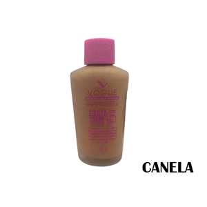 Base De Maquillaje Vog Efecto Total 6 Canela Fco X 30 Gr - Vogue