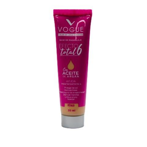 Base De Maquillaje Vog Efecto Total 6 Petalo Tubo X 30 Ml - Sin Asignar
