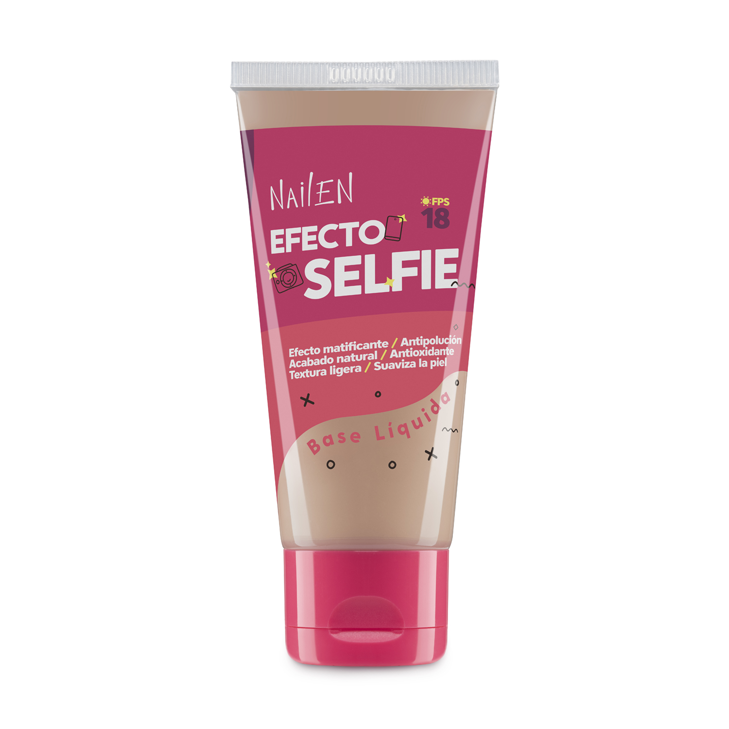 Base Liq Nailen Efecto Selfie No 3 Tubo X 30 Gr - Sin Asignar