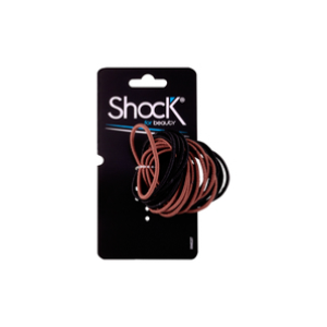 Caucho Basic Negro X 20 Unds Shock 1452 B - Belleza  Exp