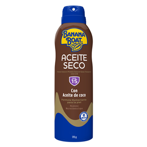 Banana-boat Aceite Seco Prot Solar Fps 15 Spray X 170 Gr C/aceite De Coco - Sin Asignar