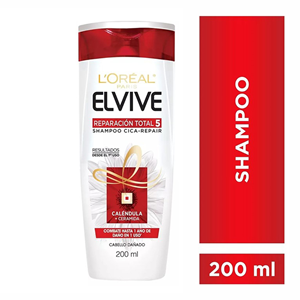 Shampoo Elvive Reparacion Total 5 Frasco X 200 Ml - Elvive