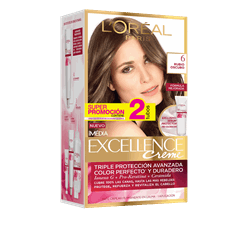 Tinte Excellence Est Rubio Oscuro 6 Doble Tubo - Excellence