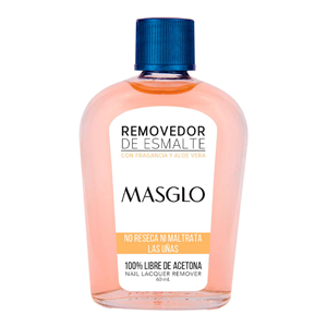 Removedor De Esmalte Masglo Con Aloe Vera Sin Acetona X 60 Ml - Masglo