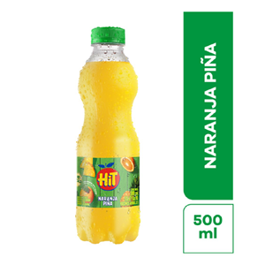 Jugo Hit Naranja Piña Pet Botella X 500 Ml - Hit