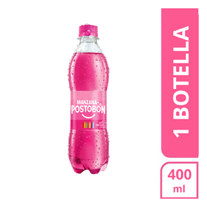 Gaseosa Manzana Postobon Pet X 400 Ml - Postobon
