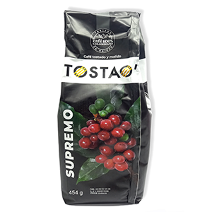Tostao Supremo Cafe Tostado Y Molido Bolsa X 454 Gr - Sin Asignar