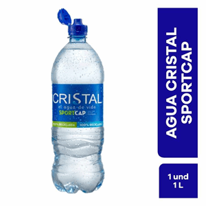 Agua Cristal Sportcap Pet X 1 Litro - Sin Asignar