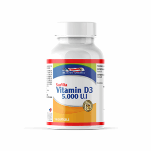 Vitamin D3 5000 Ui Healthy Caja C/fco X 100 Capsulas Blandas - Sin Asignar