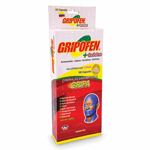 Gripofen + Cafeina Caja X 100  Capsulas - Gripofen