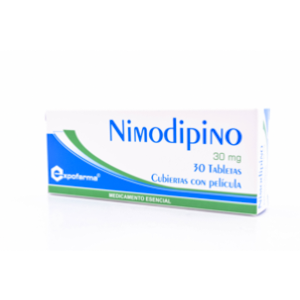 Nimodipino 30 Mg Caja X 30 Tabletas - Expofarma