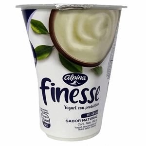 Yogurt Alpina Finesse C/prob Natural Vaso X 180 Gr - Sin Asignar