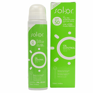 Sol-or Oil Control Protec Spf 50 Locion P/grasa Lata Spray X 130 Ml - Sin Asignar