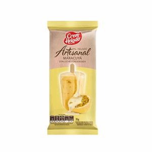 Helado Artesanal Maracuya Con Leche Condensada Crem Helado - Crem Helado 
