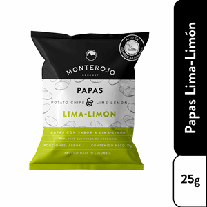 Papas Monte Rojo De Lima Limon X 25 Gr - Monte  Rojo