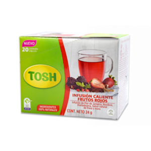 Infusion Caliente Frutos Rojos Tosh X 24 Gr (20 Sobres De 1.2 G C/u) - #n/d