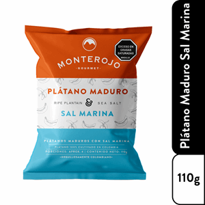 Monte Rojo Platano Maduro Sal Marina X 110 Gr - Sin Asignar