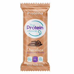Barra De Proteina The Protein Choice Chocolate X 60 Gr Cobertura Chocolate - Sin Asignar