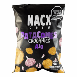 Nack Crew Patacones Crocantes Ajo Bolsa X 100 Gr - Sin Asignar