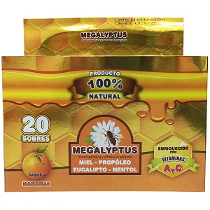 Megalyptus Naranja X 20 Sobres De 4 Pastillas - Megalyptus