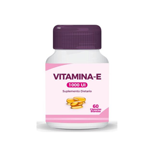 Vitamina E Levadura 1000 Ui/50 Mg Frasco X 60 Capsulas Blandas - Comerlat