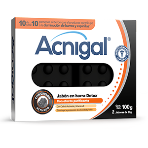 Acnigal Jabon Detox Carbon X 100 Gr (2 Barras X 50 Gr C/u) - Sin Asignar