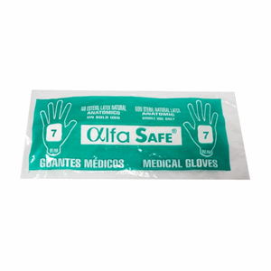 Guante Medico Alfa T 7. - Alfa  Trading