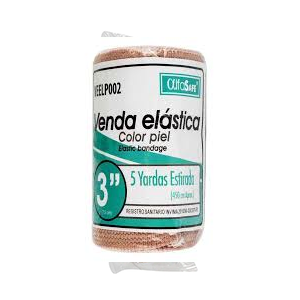 Venda Elastic Alfa Safe 3`x5 Yard C/piel - Alfa  Trading