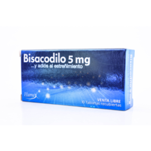 Bisacodilo Humax 5 Mg X 10 Tabletas - Humax