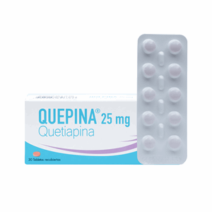 Quepina 25 Mg Caja X 30 Tabletas Recubiertas - Sin Asignar