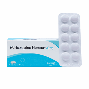 Mirtazapina Humax 30 Mg Caja X 10 Tabletas Recubiertas - Sin Asignar