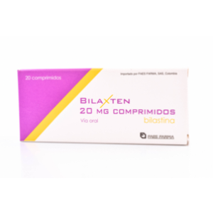 Bilaxten 20 Mg Caja X 20 Comprimidos - Bilaxten