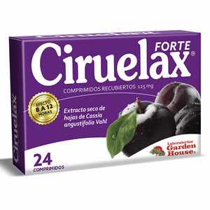 Ciruelax Forte 125 Mg Caja X 24 Comprimidos Recubiertos - Ciruelax