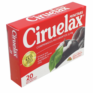 Ciruelax Minitabs 75 Mg Caja X 20 Comprimidos Recubiertos - Ciruelax