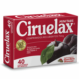 Ciruelax Minitabs 75 Mg Caja X 40 Comprimidos Recubiertos - Sin Asignar