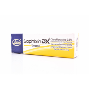 Sophixin Dx Ungena 0.3% / 0.1% Ungúento Oftálmico Tubo X 3.5 G - Sophixin