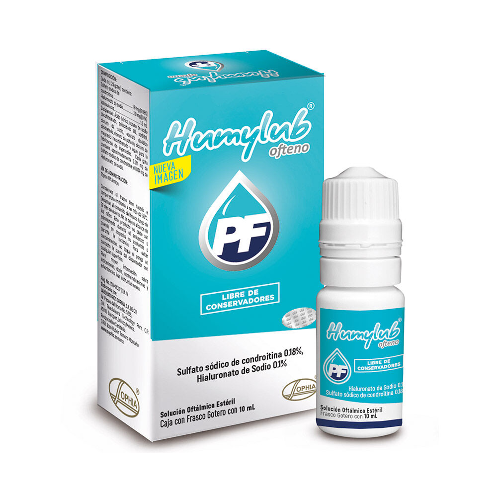 Humylub Pf Solución Oftálmica Frasco X 10 Ml Libre De Conservadores - Humylub  Pf