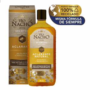 Shampoo Tio Nacho Aclarante Natural Frasco X 415 Ml - Tio Nacho