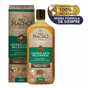 Shampoo Tio Nacho Herbolaria Milenaria Frasco X 415 Ml - Tio Nacho
