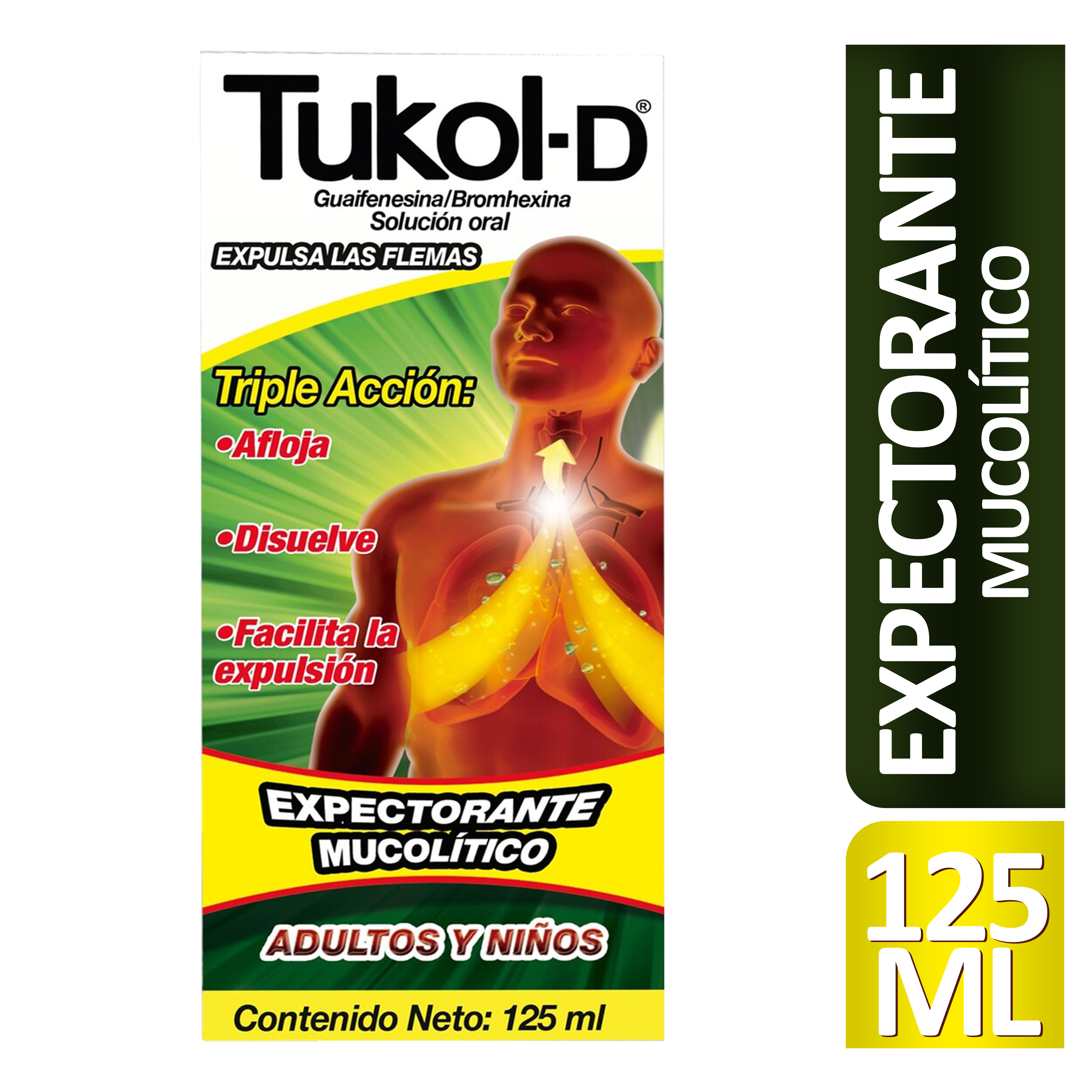 Tukol D Expectorante Frasco X 125 Ml - Tukol D