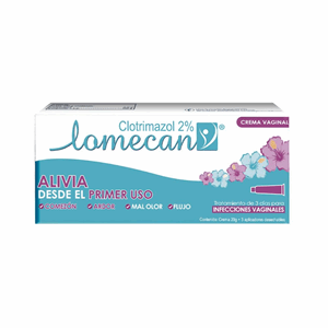 Crema Vaginal Lomecan V 2%clotrimazol X 20gr - Lomecan