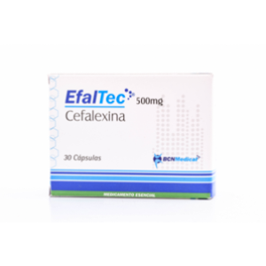 Efaltec Cefalexina 500 Mg Caja X 30 Capsulas - Efaltec