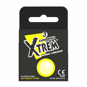 Xtrem Condon Normal Lubricado Caja X 3 Unds - Sin Asignar