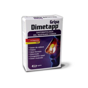 Dimetapp Gripa Caja X 8 Capsulas - Dimetapp