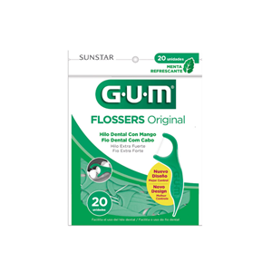 Gum Flossers Original Menta Bolsa X 20 Unds (hilo Dental) - Gum