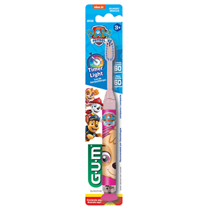 Gum Cepillo Niños 3+ Timer Light Paw Patrol Suave (luz De Tiempo) X 1 Und - Sin Asignar