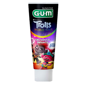 Gum Crema Dental Niños Trolls Tubo X 75 Ml - Sin Asignar