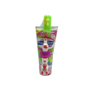 Crema Dental Kids Proquident Fucsia Sin Fluor Chicle X 100 G Gratis Cepillo - Proquident