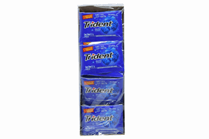 Goma De Mascar Trident Menta Display X 24 Sobres De 3 Unidades - Trident
